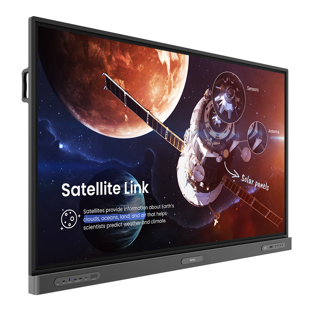 Pantalla BenQ RP7503 Board 75" Interactiva 4K UHD Resolución 3840x2160 Panel IPS