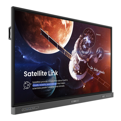 Pantalla BenQ RP7503 Board 75" Interactiva 4K UHD Resolución 3840x2160 Panel IPS