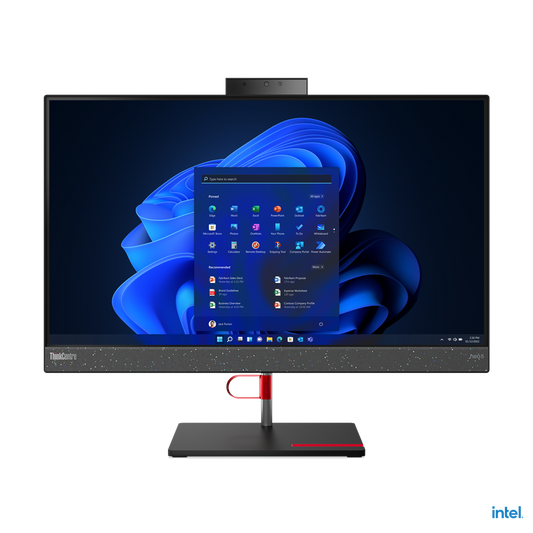 All in One Lenovo ThinkCentre neo 50a 23.8" Intel Core i7 12700H Disco duro 512GB SSD Ram 16GB Windows 10Pro Color Negro