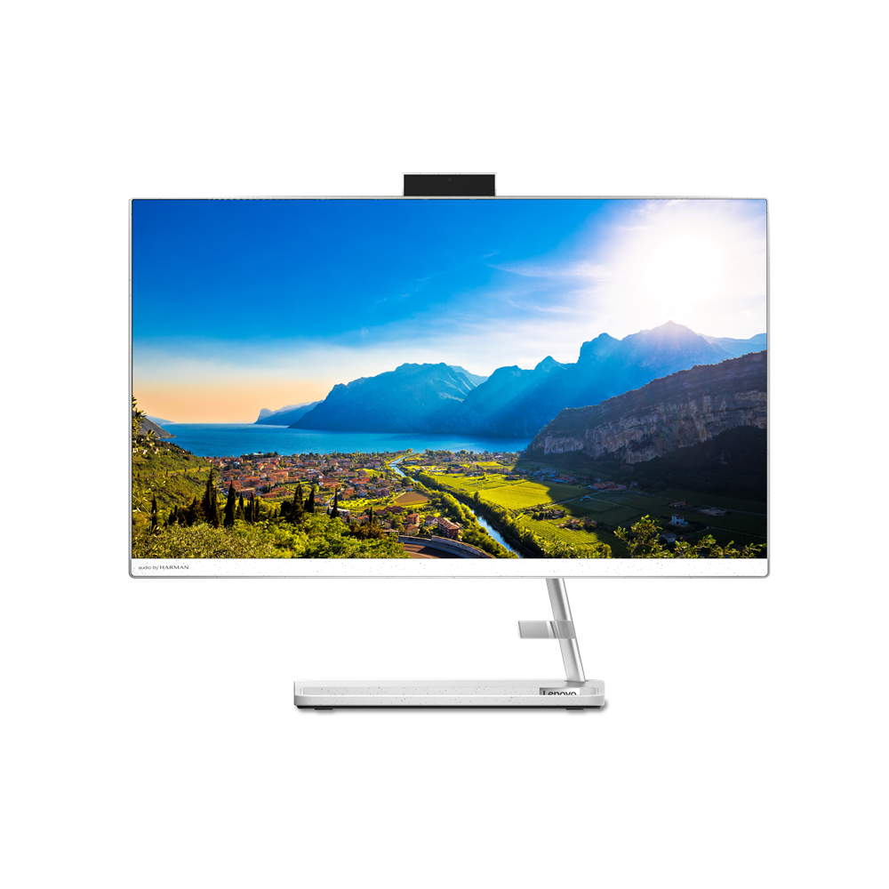 All in One Lenovo Ideacentre 3-24ALC6 23.8" AMD R5 5500U Disco duro 512 GB SSD Ram 8GB Windows 11 Home Color Blanco