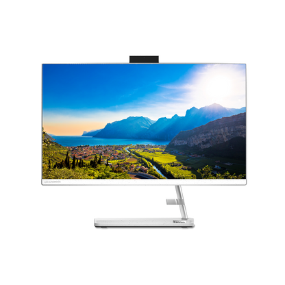 All in One Lenovo Ideacentre 3-24ALC6 23.8" AMD R5 5500U Disco duro 512 GB SSD Ram 8GB Windows 11 Home Color Blanco