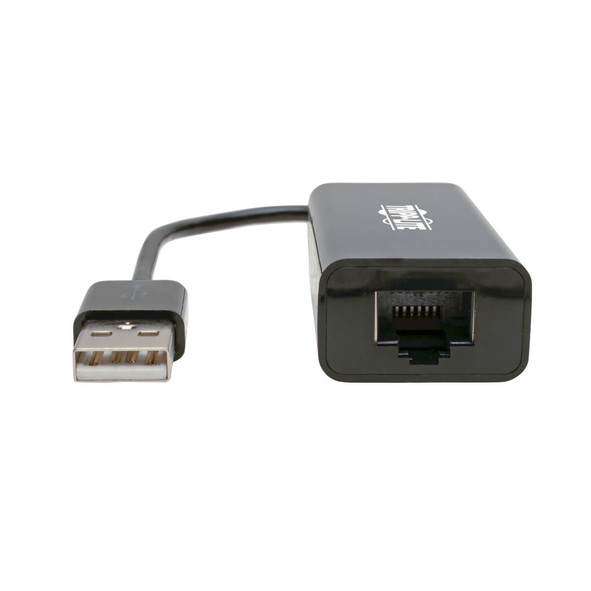 Adaptador Tripp Lite USB 2.0 Ethernet NIC 10/100 Mbps RJ45 Color Negro