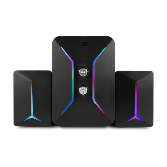 Bocinas Vorago SPK-250 para Computadora USB/3.5mm RGB