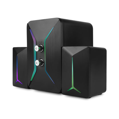Bocinas Vorago SPK-250 para Computadora USB/3.5mm RGB
