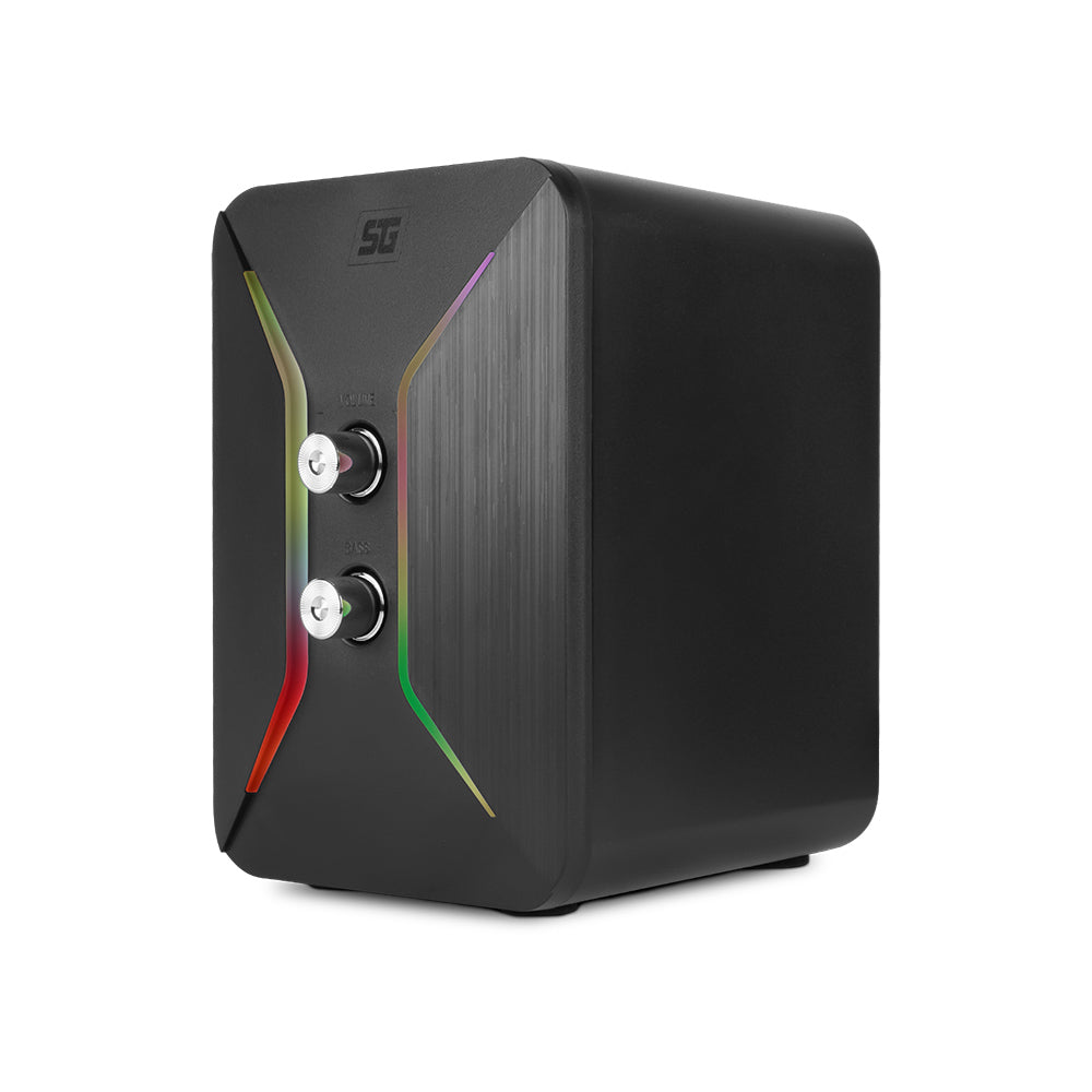 Bocinas Vorago SPK-250 para Computadora USB/3.5mm RGB