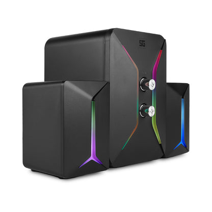 Bocinas Vorago SPK-250 para Computadora USB/3.5mm RGB
