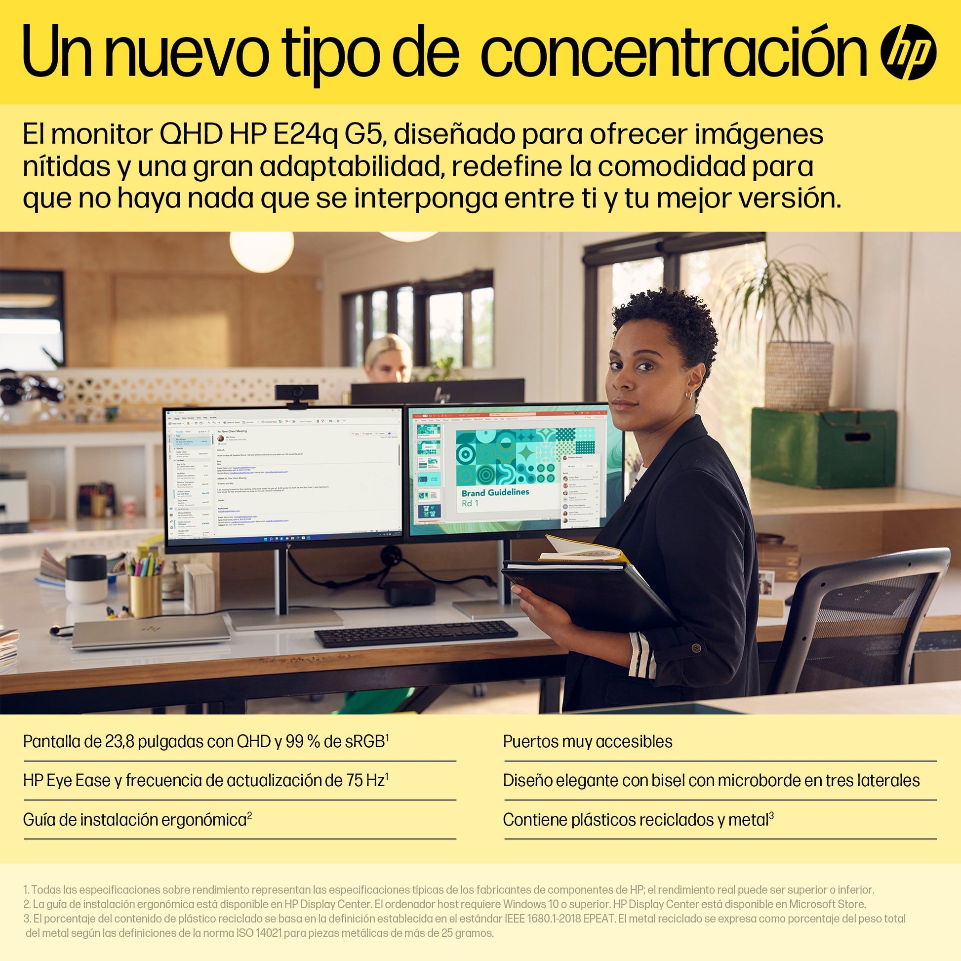 MonitorHP HP E24q G5 QHD MNTR