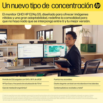 MonitorHP HP E24q G5 QHD MNTR