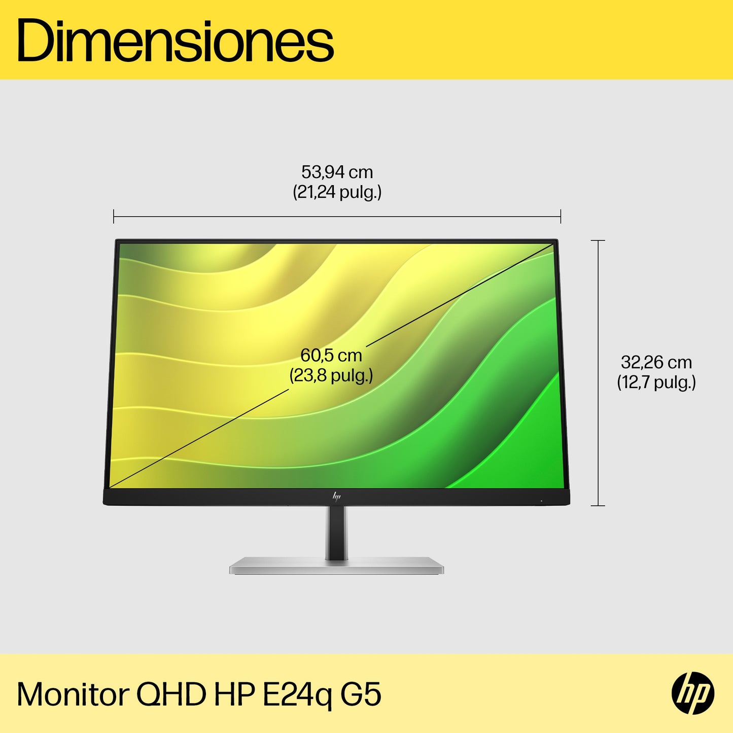MonitorHP HP E24q G5 QHD MNTR