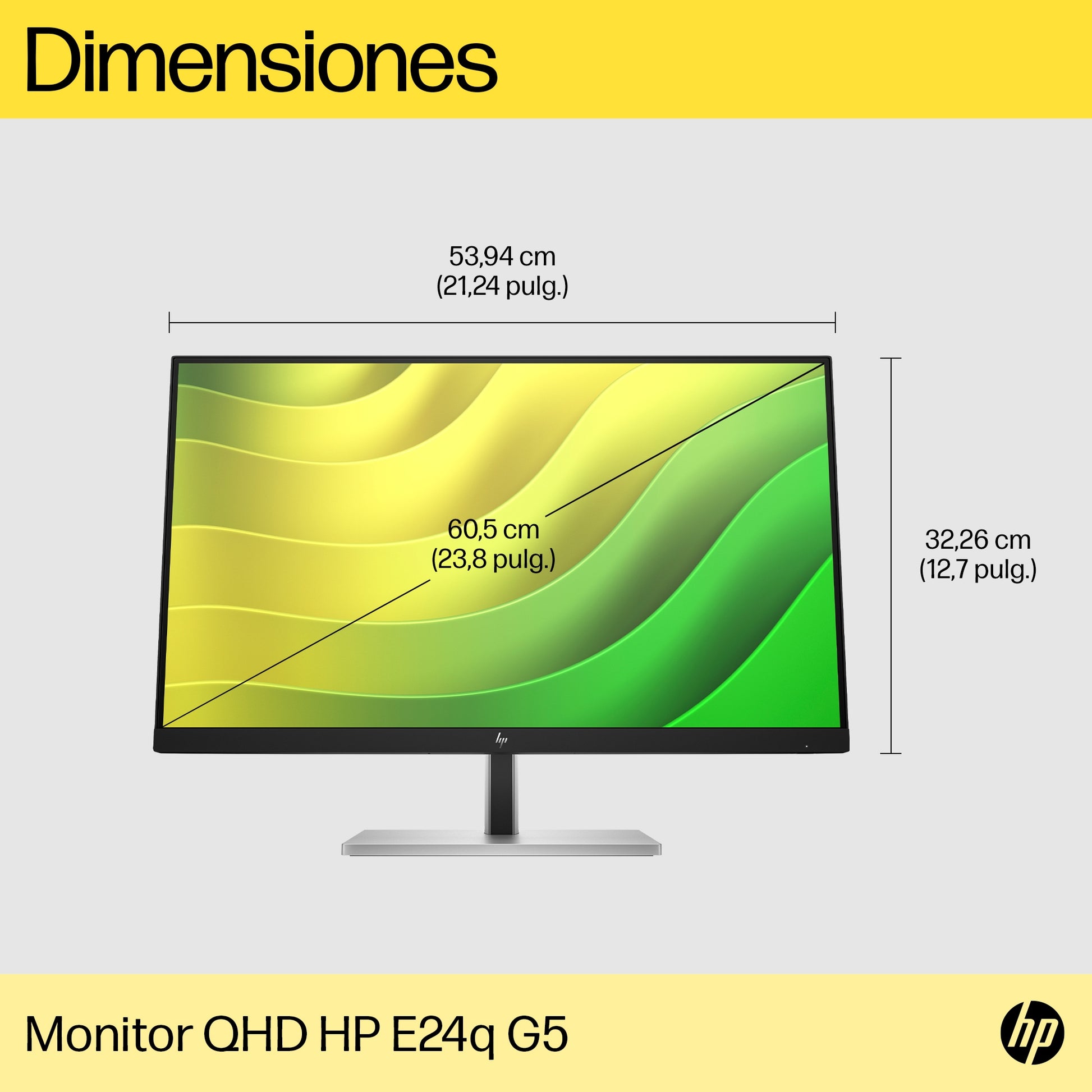 MonitorHP HP E24q G5 QHD MNTR