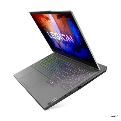 Laptop Lenovo Legion 5 15ARH7 15.6" AMD Ryzen 5 6600H Disco duro 512GB SSD Ram 8GB Windows 11 Home Color Gris