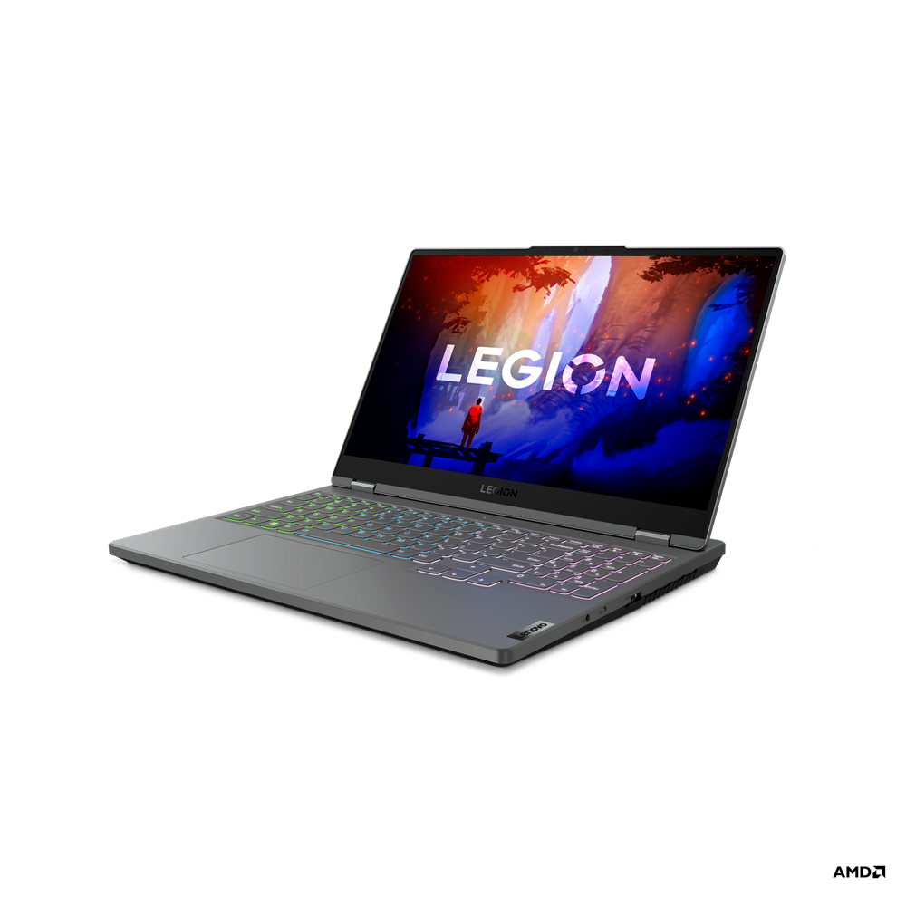 Laptop Lenovo Legion 5 15ARH7 15.6" AMD Ryzen 5 6600H Disco duro 512GB SSD Ram 8GB Windows 11 Home Color Gris