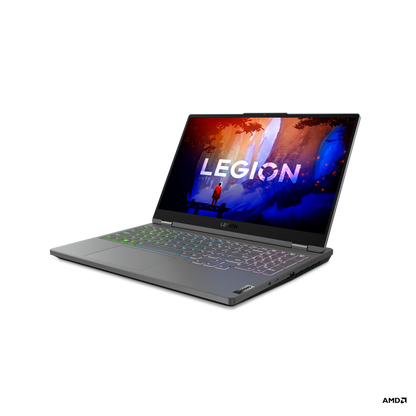 Laptop Lenovo Legion 5 15ARH7 15.6" AMD Ryzen 5 6600H Disco duro 512GB SSD Ram 8GB Windows 11 Home Color Gris