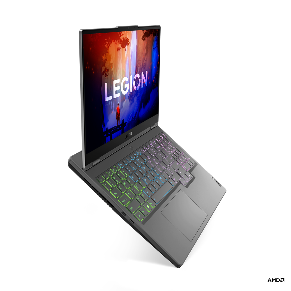 Laptop Lenovo Legion 5 15ARH7 15.6" AMD Ryzen 5 6600H Disco duro 512GB SSD Ram 8GB Windows 11 Home Color Gris