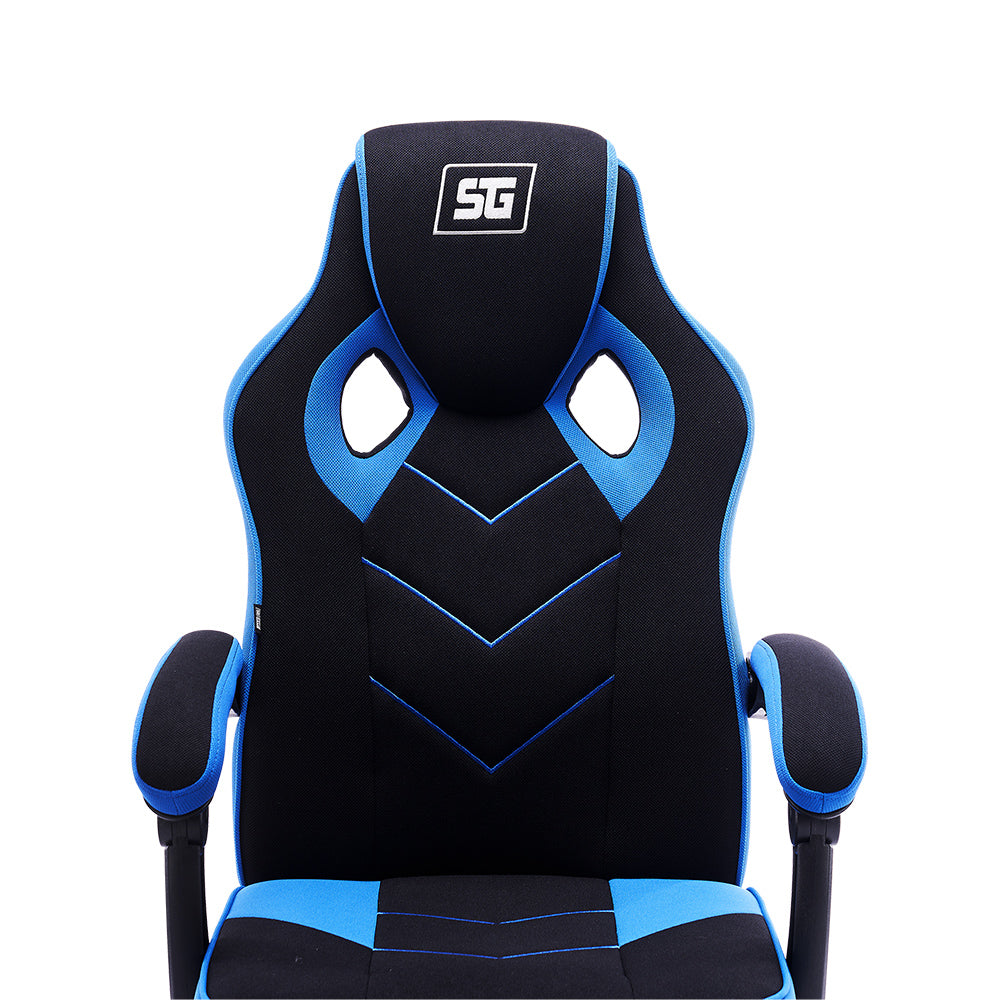 Silla Gamer Vorago Start The Game CGC301 Reclinable Soporta 120Kg Máx Color Negro-Azul