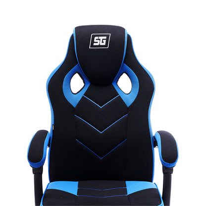 Silla Gamer Vorago Start The Game CGC301 Reclinable Soporta 120Kg Máx Color Negro-Azul