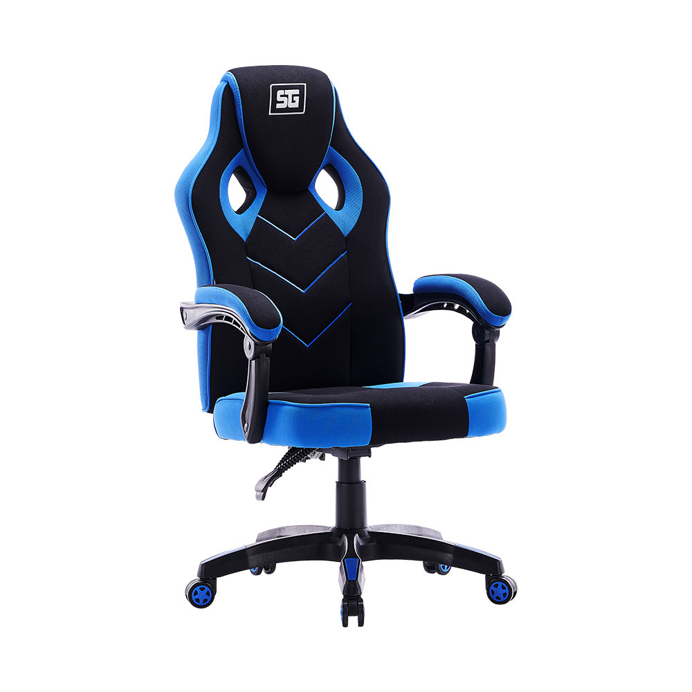Silla Gamer Vorago Start The Game CGC301 Reclinable Soporta 120Kg Máx Color Negro-Azul