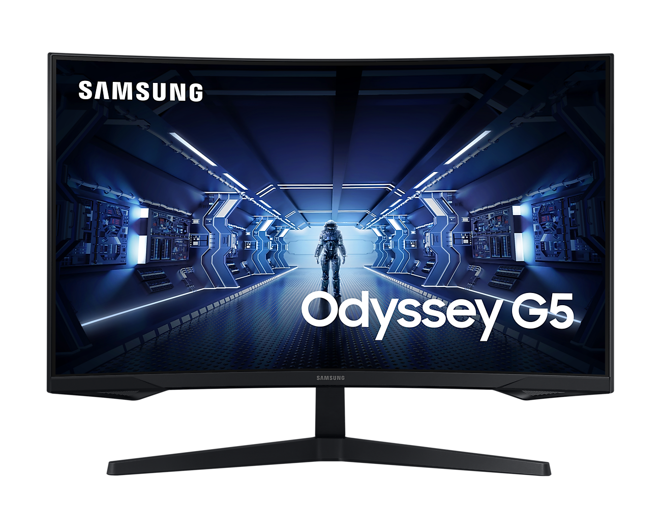 Monitor Samsung Odyssey G5 Gamer Curvo 32" WQHD  Resolución 2560x1440 Panel VA
