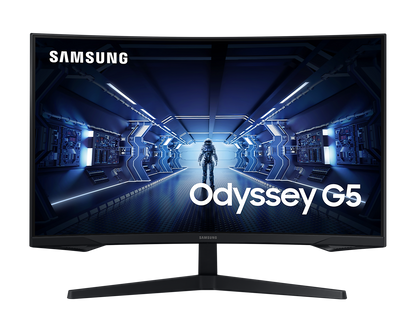Monitor Samsung Odyssey G5 Gamer Curvo 32" WQHD  Resolución 2560x1440 Panel VA