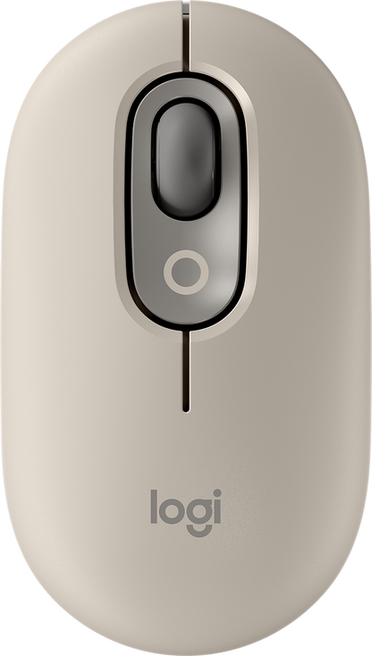 Mouse Logitech Pop Inalámbrico con Función Emojis Personalizable 1000dpi Color Mist
