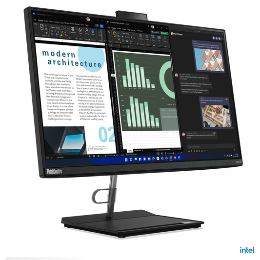 All in One Lenovo ThinkCentre neo 30a 23.8" Intel Core i5 1240P Disco duro 256 GB SSD Ram 8GB Windows 10 Pro Color Negro