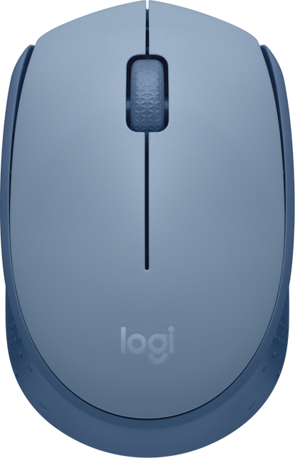 Mouse Logitech M170 Inalámbrico Simplicidad de Plug-Play 1000dpi Color Gris Azulado