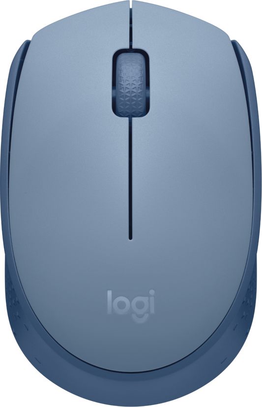 Mouse Logitech M170 Inalámbrico Simplicidad de Plug-Play 1000dpi Color Gris Azulado