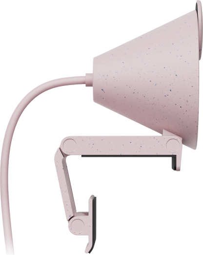 Cámara Web Logitech Brio 300 1080p USB-C con Corrección Iluminación Automática Micrófono Color Rosa