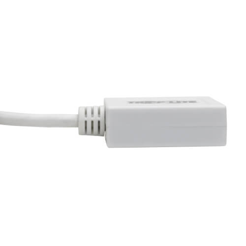 Adaptador Tripp Lite Mini DisplayPort a HDMI M-M 15.2cm Color Blanco