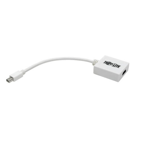Adaptador Tripp Lite Mini DisplayPort a HDMI M-M 15.2cm Color Blanco