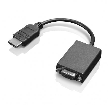 Adaptador Lenovo HDMI a VGA Monitor Color Negro