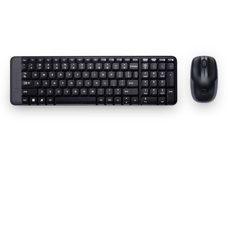 Teclado y Mouse Logitech Inalambrico MK220