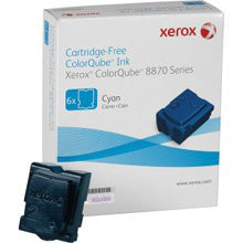 Tinta xerox solida cyan 6 barras 17.300 pag.