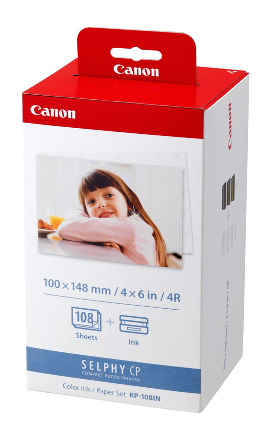 Papel canon kp-108in compatible selphycp800 selphycp900