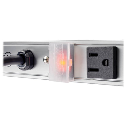 Barra Contactos Tripp Lite Vertical 16 Tomacorrientes 5-15P Cable 4.57m