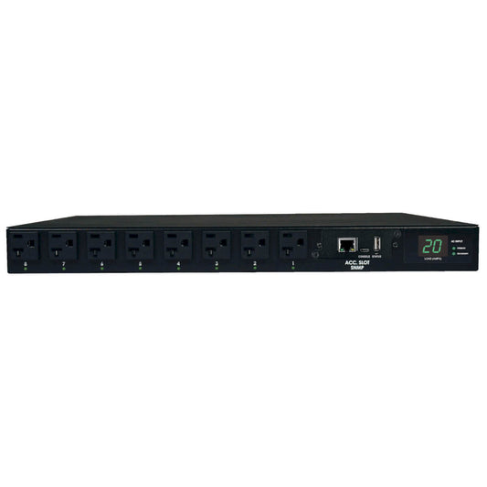 PDU Tripp Lite Monofásico Controlable Switch Transferencia Automática 1.9kW Entradas 15-20P/5-20P 120V 16 Tomacorrientes