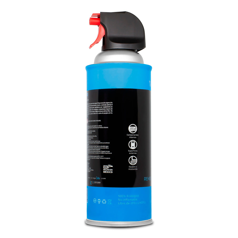 Aire comprimido vorago cln-100 440gr no flamable