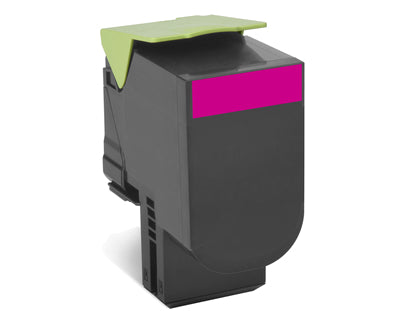 Toner lexmark 80c8sm0 rendimiento estandar retorno magenta