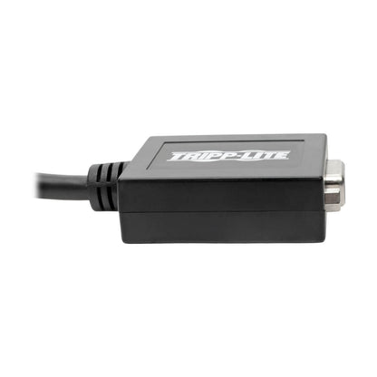 Adaptador Tripp Lite Convertidor HDMI a VGA Audio para PC Ultrabook/Laptop/Escritorio 15.24 cm Color Negro