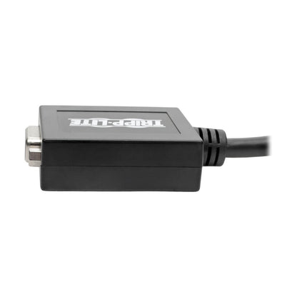 Adaptador Tripp Lite Convertidor HDMI a VGA Audio para PC Ultrabook/Laptop/Escritorio 15.24 cm Color Negro