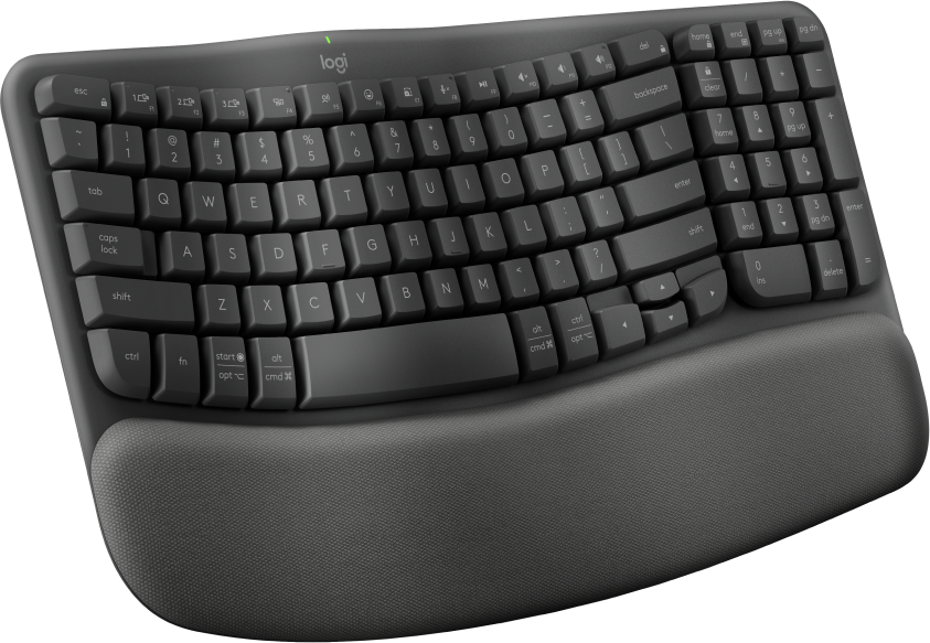 Teclado inalambrico Logitech Wave Keys color grafito