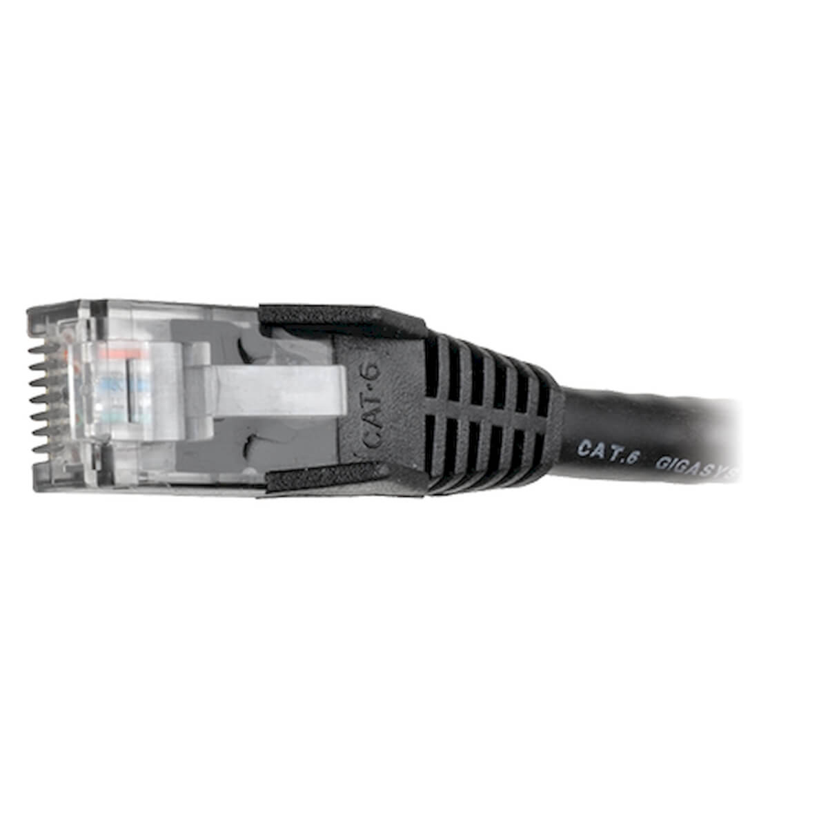 Cable Tripp Lite Ethernet (UTP) Moldeado Snagless Cat6 Gigabit RJ45 M-M 2.13m Color Negro