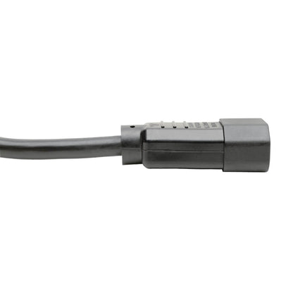 Cable Tripp Lite Alimentación Servicio Pesado PDU C13-C14 15A 250V 14 AWG 3.05m Color Negro