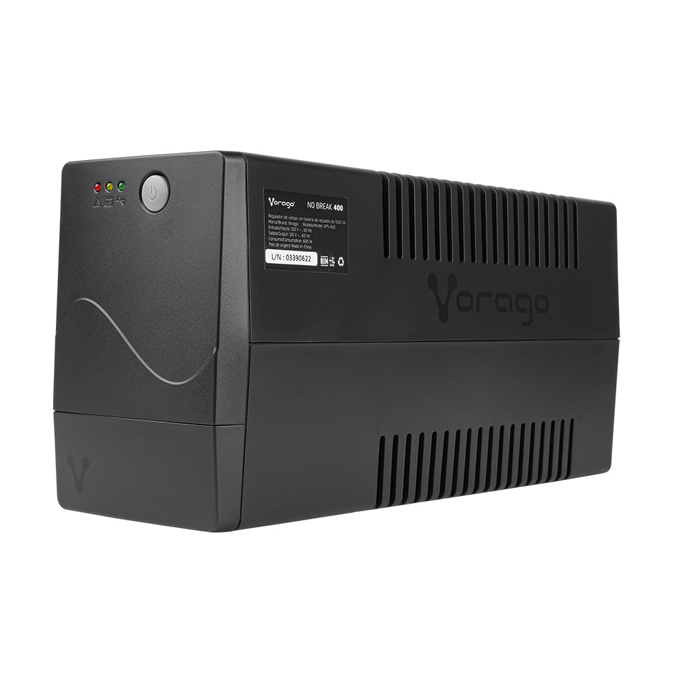 UPS Vorago UPS-400 No Break 1000VA/600W Batería Respaldo 6 Contactos