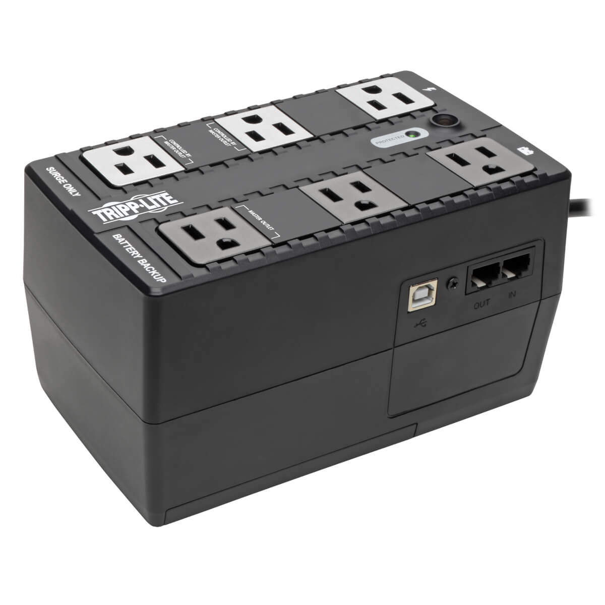 Tripp Lite ECO350UPS No Break 350VA/210W, 6 Tomacorrientes NEMA 5-15R, 120V, ENERGY STAR, para Escritorio o Pared