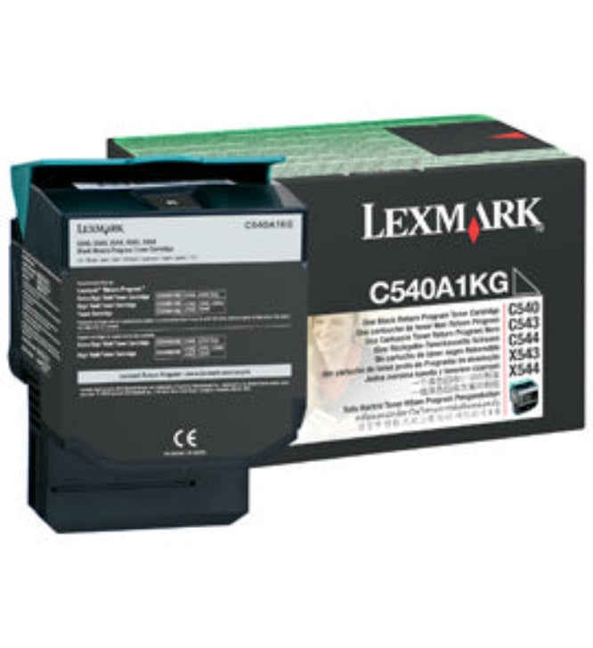 Toner lexmark negro return c540/43/44 x543/544