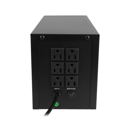 UPS Vorago UPS-500 No Break 1500VA/900W Batería Respaldo 6 Contactos
