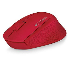 Mouse Óptico Logitech M280 Inalámbrico Color Rojo