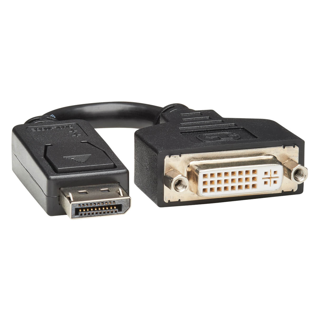 Adaptador Tripp Lite Cable DisplayPort a DVI Convertidor DP-M a DVI-I-F 15.2cm Color Negro