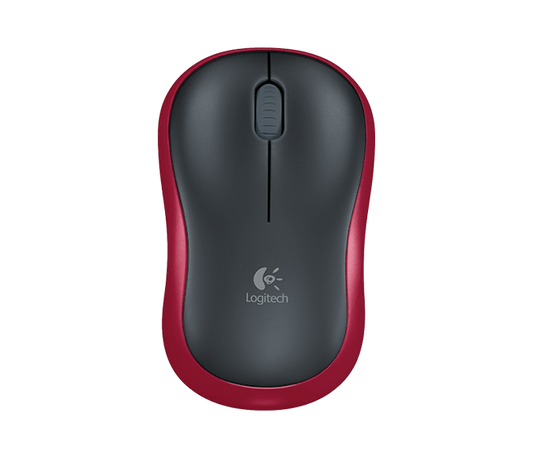 Mouse Logitech M185 Inalámbrico Color Rojo
